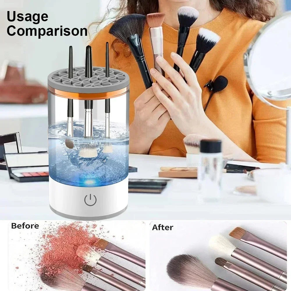 Portable Electric Makeup Brush Cleaner